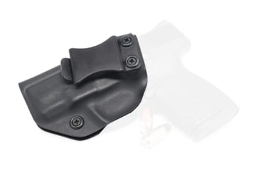 Image of Rounded IWB KYDEX Holster, Smith &amp; Wesson M&amp;P SHIELD 45 ACP, Left Hand, Black, SWN-MPSHIELD45-BK-LH-VAR