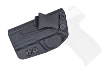 Image of Rounded IWB KYDEX Holster, Smith &amp; Wesson SD9VE/SD40VE, Left Hand, Carbon Fiber, SWN-SW940VE-CF-LH-VAR