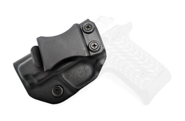 Image of Rounded IWB KYDEX Holster, Springfield 911 .380, Left Hand, Black, SFA-911380-BK-LH-VAR