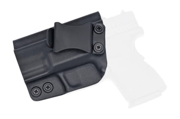 Image of Rounded IWB KYDEX Holster, Springfield XD 3in Sub-Compact, Left Hand, Black, SFA-XD3SUB-BK-LH-VAR