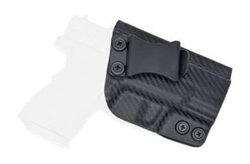 Image of Rounded IWB KYDEX Holster, Springfield XD 3in Sub-Compact, Right Hand, Carbon Fiber, SFA-XD3SUB-CF-RH-VAR