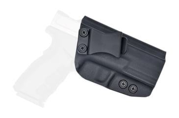 Image of Rounded IWB KYDEX Holster, Springfield XD MOD.2 3in Sub-Compact, Right Hand, Black, SFA-XDMOD2-BK-RH-VAR