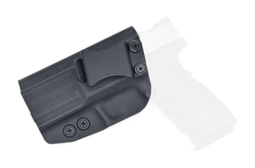 Image of Rounded IWB KYDEX Holster, Springfield XD MOD.2 4in Full Size Service Model, Left Hand, Black, SFA-XDMOD2FS-BK-LH-VAR