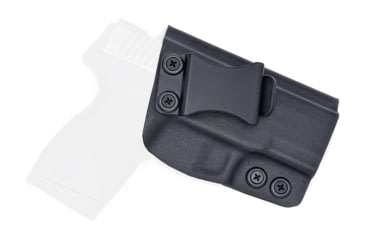 Image of Rounded IWB KYDEX Holster, Taurus G2S, Right Hand, Black, TRS-G2S-BK-RH-VAR
