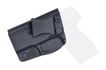Image of Rounded IWB KYDEX Holster, Taurus PT111/PT140 Millennium G2/G2C, Left Hand, Black, TRS-111G2-BK-LH-VAR