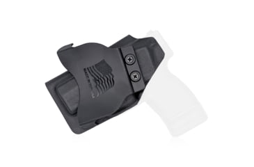 Image of Rounded OWB KYDEX Paddle Holster, Beretta Nano 9MM, Right Hand, Black, BTA-NANO-BK-RH-OWBPDL