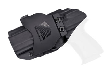 Image of Rounded OWB KYDEX Paddle Holster, Beretta PX4 Storm Compact 9/40, RH, Black, BTA-PX4CMPCT-BK-RH-OWBPDL