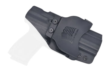 Image of Rounded OWB KYDEX Paddle Holster, Canik TP9SA, Left Hand, Black, CNK-TP9SA-BK-LH-OWBPDL
