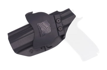 Image of Rounded OWB KYDEX Paddle Holster, CZ P-09, Right Hand, Black, CZU-P09-BK-RH-OWBPDL
