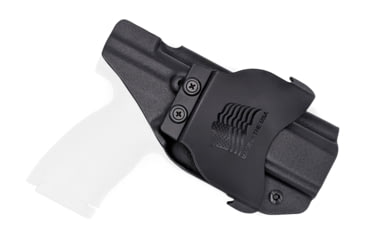 Image of Rounded OWB KYDEX Paddle Holster, CZ P-10 F, Left Hand, Black, CZU-P10FS-BK-LH-OWBPDL