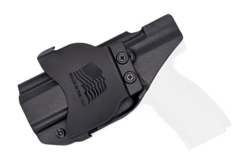 Image of Rounded OWB KYDEX Paddle Holster, CZ P-10 F, Right Hand, Black, CZU-P10FS-BK-RH-OWBPDL