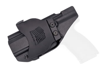 Image of Rounded OWB KYDEX Paddle Holster, CZ P-10 S, Right Hand, Black, CZU-P10SUB-BK-RH-OWBPDL