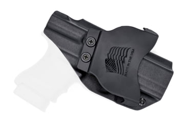 Image of Rounded OWB KYDEX Paddle Holster, Glock 29/30/30SF, Left Hand, Black, GLK-G30-BK-LH-OWBPDL