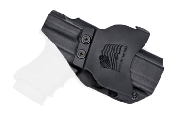 Image of Rounded OWB KYDEX Paddle Holster, Glock 30S, Left Hand, Black, GLK-30S-BK-LH-OWBPDL