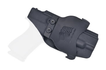 Image of Rounded OWB KYDEX Paddle Holster, Glock 48, Left Hand, Black, GLK-G48-BK-LH-OWBPDL