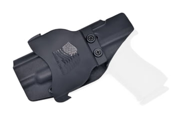 Image of Rounded OWB KYDEX Paddle Holster, Glock 48, Right Hand, Black, GLK-G48-BK-RH-OWBPDL