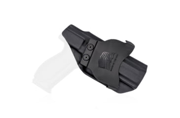 Image of Rounded OWB Paddle Holster, Ruger LCP Max, Left Hand, Black, RGR-LCPMAX-BK-LH-OWBPDL