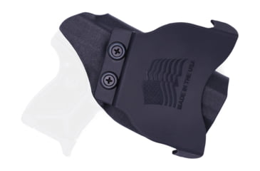 Image of Rounded OWB KYDEX Paddle Holster, Ruger LCP 2, Left Hand, Black, RGR-LCP2-BK-LH-OWBPDL