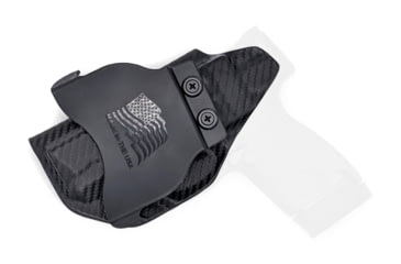 Image of Rounded OWB Paddle Holster, S&amp;W M&amp;P SHIELD 45 ACP, Left Hand, Black, SWN-MPSHIELD45-BK-LH-OWBPDL