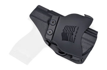 Image of Rounded OWB Paddle Holster, S&amp;W M&amp;P SHIELD M2.0 9mm/40SW w/Integrated Crimson Trace Laser, LH, Black, SWN-Mc1