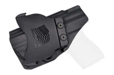 Image of Rounded OWB Paddle Holster, S&amp;W M&amp;P SHIELD M2.0 9mm/40SW w/Integrated Crimson Trace Laser, RH, Black, SWN-Mxk