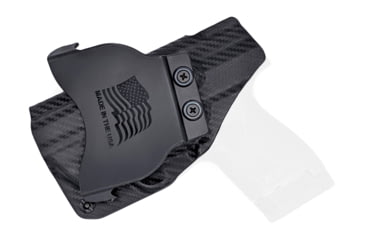 Image of Rounded OWB Paddle Holster, S&amp;W M&amp;P SHIELD M2.0 9mm/40SW w/Integrated Crimson Trace Laser, RH, Carbon Fiber, SWN-MPSHz