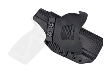 Image of Rounded OWB KYDEX Paddle Holster, Taurus G3, Left Hand, Carbon Fiber, TRS-G3-CF-LH-OWBPDL