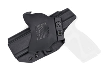 Image of Rounded OWB KYDEX Paddle Holster, Taurus G3, Right Hand, Black, TRS-G3-BK-RH-OWBPDL