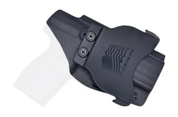 Image of Rounded OWB KYDEX Paddle Holster, Taurus PT111/PT140 Millennium G2/G2C, Left Hand, Black, TRS-111G2-BK-LH-OWBPDL