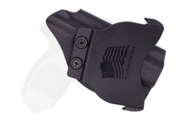 Image of Rounded OWB KYDEX Paddle Holster, Taurus Spectrum, Left Hand, Black, TRS-SPECTRUM-BK-LH-OWBPDL