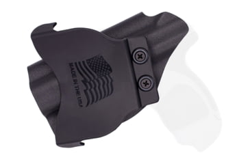 Image of Rounded OWB KYDEX Paddle Holster, Taurus Spectrum, Right Hand, Black, TRS-SPECTRUM-BK-RH-OWBPDL
