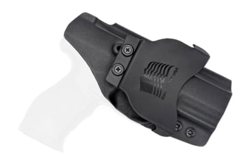 Image of Rounded OWB KYDEX Paddle Holster, Walther Creed, Left Hand, Black, WTR-CREED-BK-LH-OWBPDL