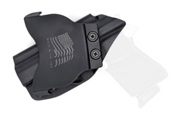 Image of Rounded OWB KYDEX Paddle Holster, Walther PPK/S, Right Hand, Black, WTR-PPKS-BK-RH-OWBPDL