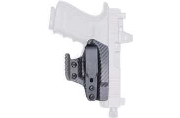 Image of Rounded Tuckable IWB KYDEX Holster, CZ P-10F /P-10C /P-10S, Ambidextrous, Carbon Fiber, CZU-P10FS-CF-TGTUCK