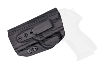 Image of Rounded Tuckable IWB KYDEX Holster, Beretta PX4 Storm Compact 9/40, Left Hand, Carbon Fiber Black, BTA-PX4CMPCT-CF-LH-TUCK