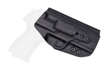 Image of Rounded Tuckable IWB KYDEX Holster, Beretta PX4 Storm Compact 9/40, Right Hand, Black, BTA-PX4CMPCT-BK-RH-TUCK