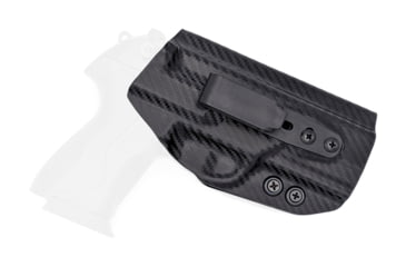 Image of Rounded Tuckable IWB KYDEX Holster, Beretta PX4 Storm Full Size, Ambidextrous, Carbon Fiber Black, BTA-PX4FS-CF-TUCK