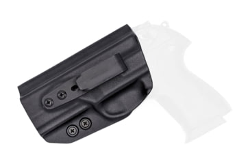 Image of Rounded Tuckable IWB KYDEX Holster, Beretta PX4 Storm Full Size, Left Hand, Black, BTA-PX4FS-BK-LH-TUCK