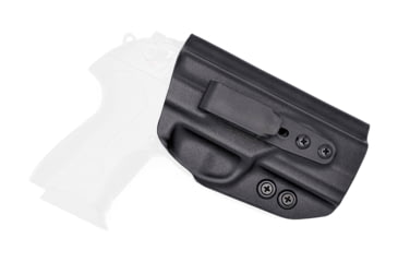 Image of Rounded Tuckable IWB KYDEX Holster, Beretta PX4 Storm Full Size, Right Hand, Black, BTA-PX4FS-BK-RH-TUCK