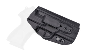 Image of Rounded Tuckable IWB KYDEX Holster, Beretta PX4 Storm Sub-Compact, Ambidextrous, Carbon Fiber Black, BTA-PX4SUB-CF-TUCK