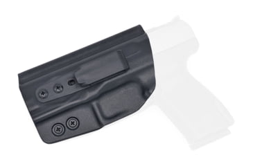 Image of Rounded Tuckable IWB KYDEX Holster, Canik TP9SA, Left Hand, Black, CNK-TP9SA-BK-LH-TUCK