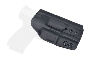 Image of Rounded Tuckable IWB KYDEX Holster, Canik TP9SF/TP9SF Elite, Ambidextrous, Black, CNK-TP9SFELT-BK-TUCK