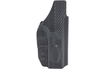 Image of Rounded Tuckable IWB KYDEX Holster for Glock 36, Left, Carbon Fiber Black, CEB000635