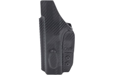 Image of Rounded Tuckable IWB KYDEX Holster for Glock 36, Right, Carbon Fiber Black, CEB000636