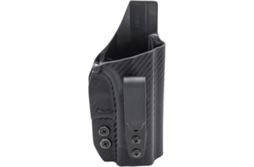 Image of Rounded Tuckable IWB KYDEX Holster for Glock 36, Right, Carbon Fiber Black, CEB000636