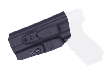 Image of Rounded Tuckable IWB KYDEX Holster, Glock 20/21, Left Hand, Black, GLK-2021-BK-LH-TUCK