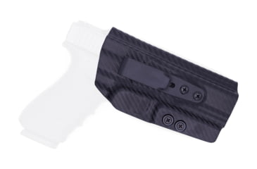 Image of Rounded Tuckable IWB KYDEX Holster, Glock 20/21, Right Hand, Carbon Fiber, GLK-2021-CF-RH-TUCK