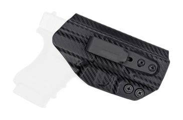 Image of Rounded Tuckable IWB KYDEX Holster, Glock 29/30/30SF, Ambidextrous, Carbon Fiber, GLK-G30-CF-TUCK