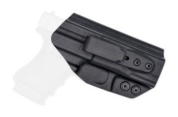 Image of Rounded Tuckable IWB KYDEX Holster, Glock 30S, Ambidextrous, Black, GLK-30S-BK-TUCK