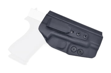 Image of Rounded Tuckable IWB KYDEX Holster, Glock 48, Ambidextrous, Black, GLK-G48-BK-TUCK